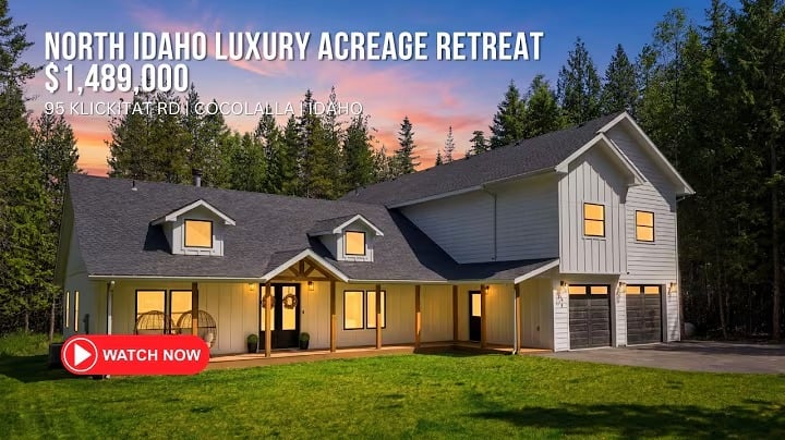 Touring a Gorgeous Modern Mountain Home in Cocolalla, Idaho!