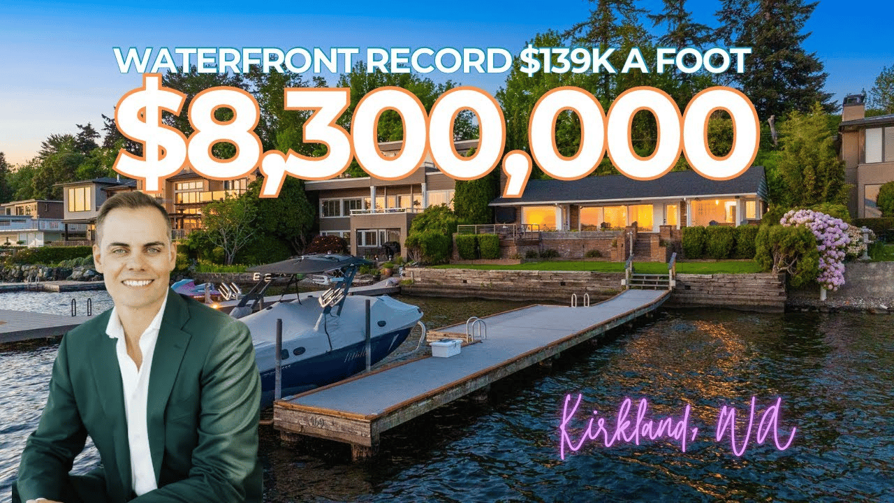 Kirkland Waterfrontage Record $139,000 a Linear Foot!