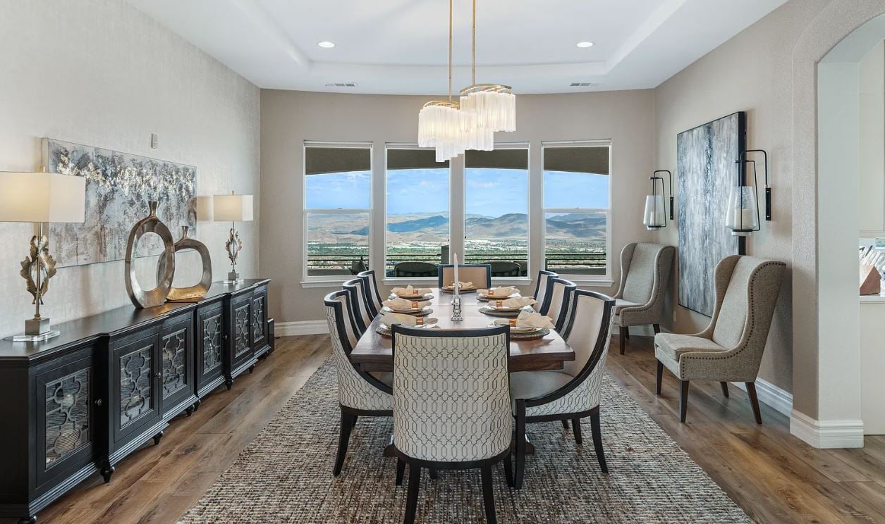 Panoramic City Views in ArrowCreek -Set at the end of a quiet cul-de-sac in prestigious ArrowCreek, this designer-remodeled home captures sweeping views of city lights, the ArrowCreek golf course, and Mt. Rose. 89511