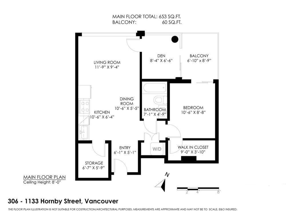 1133 Hornby St, #306