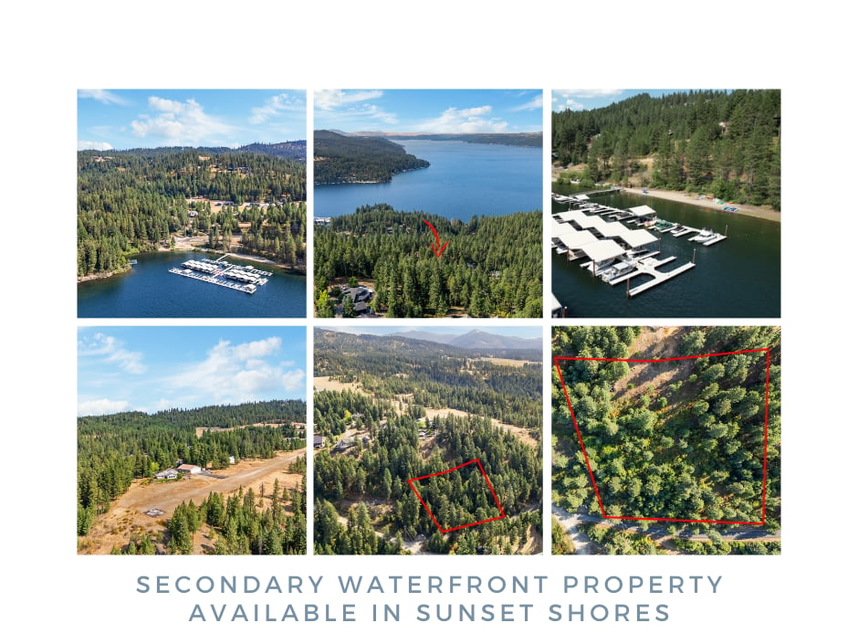 secondary waterfront property for sale in Harrison Idaho