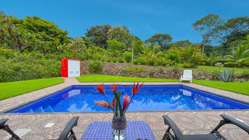 Contemporary Ojochal Retreat with Two Acres, Pool & Stream Access