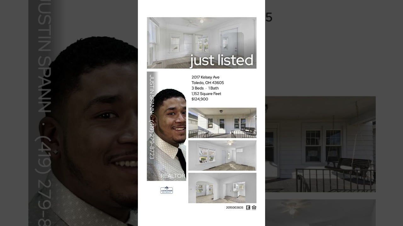 East Toledo Gem Just Listed! $124,900 – 3 Beds + New Roof