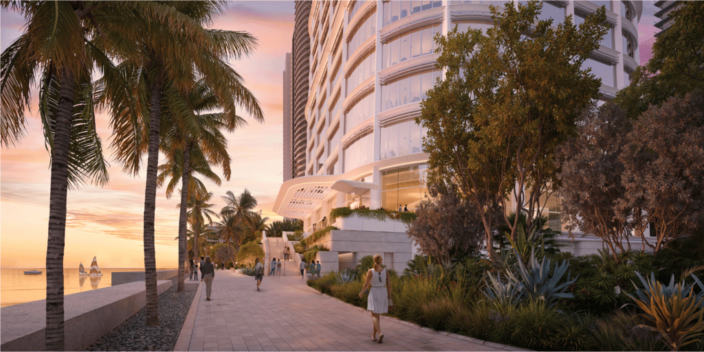 Shoreline Review Submitted For Foster + Partners-Designed Office Tower At 1201 Brickell Bay Drive In Brickell