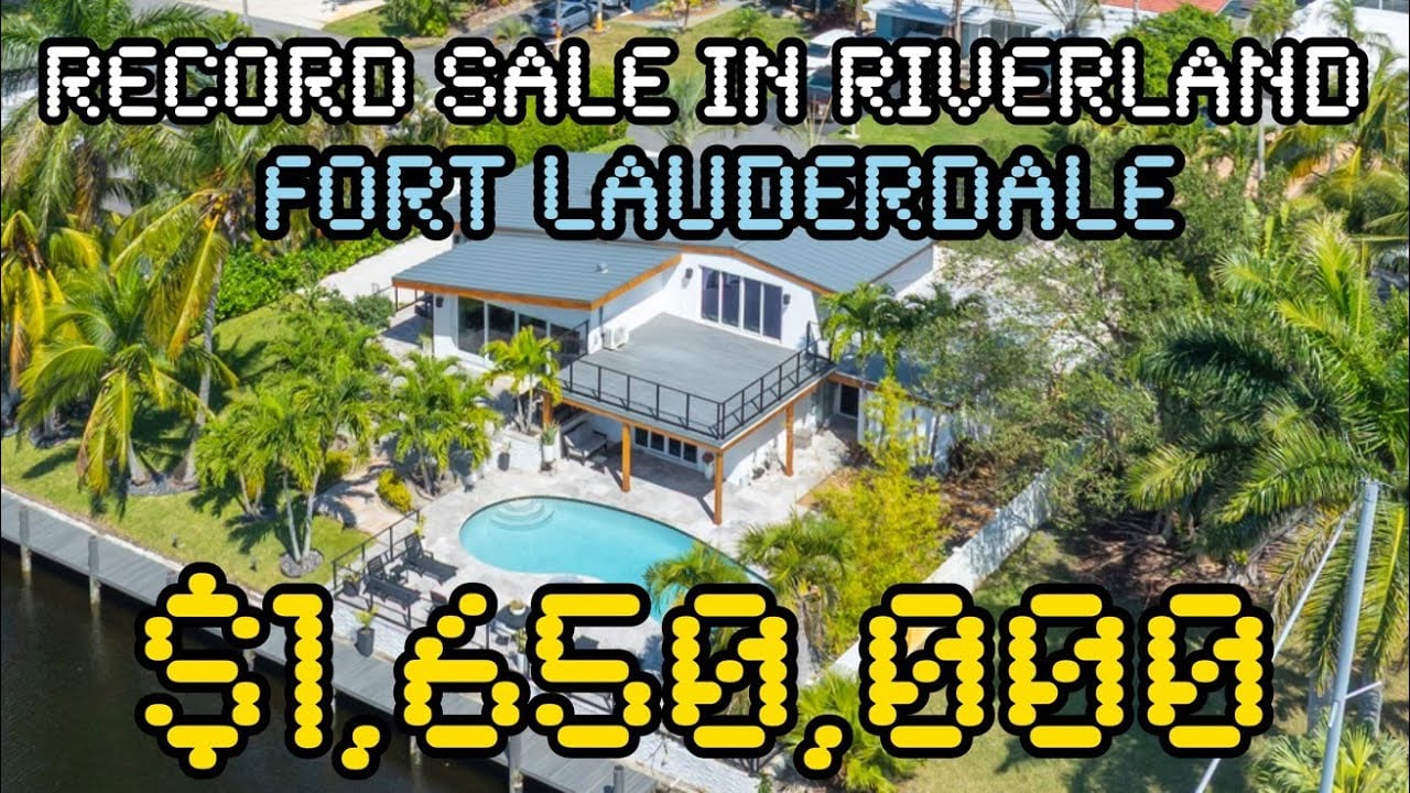 Riverland Fort Lauderdale Waterfront Home Sold