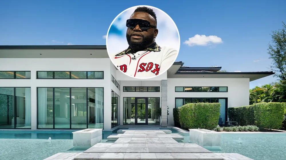 Red Sox Legend David Ortiz's Former Miami Mansion Lists for $11.5 Million
