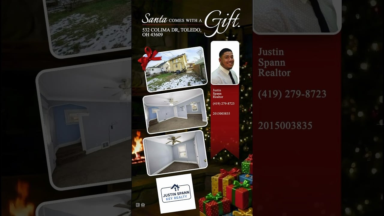  Santa delivered a new listing just in time for the holidays!