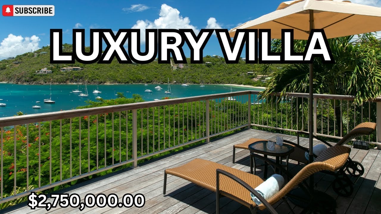 Luxury Caribbean Villa with Stunning Views | Perfect Vacation Rental or Dream Home | ST JOHN USVI