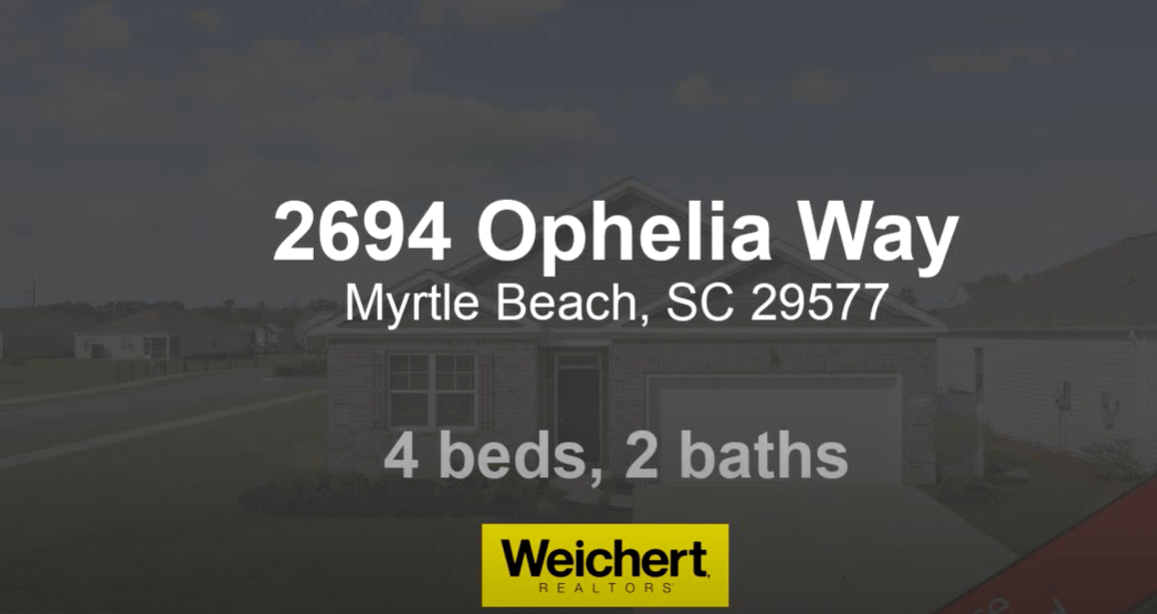 Tour video of listing at 2694 Ophelia Way, Myrtle Beach, SC 29577 - Residential for sale