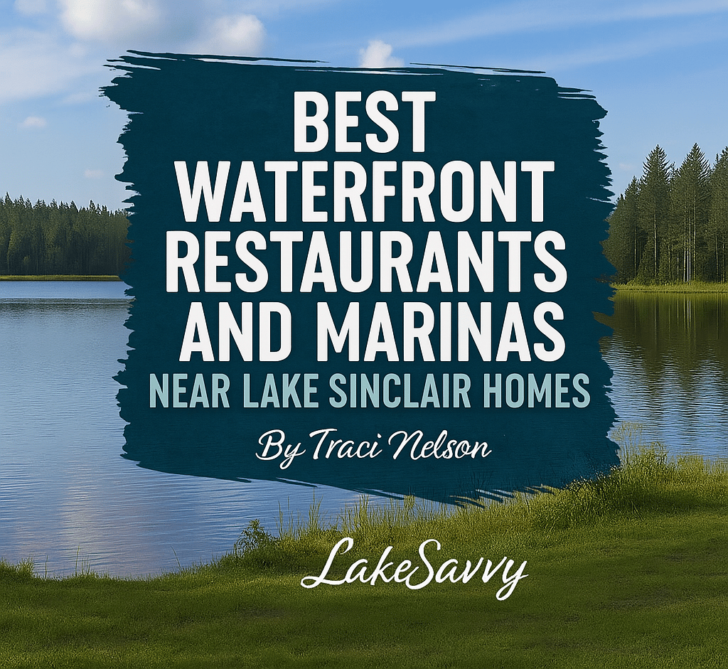 Best Waterfront Restaurants and Marinas Near Lake Sinclair Homes