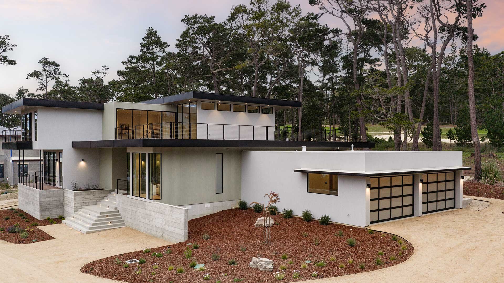Contemporary Estate Along Poppy Hills Golf Course