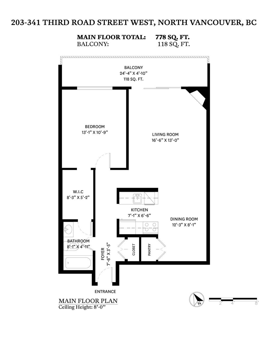 341 W 3rd St, #203