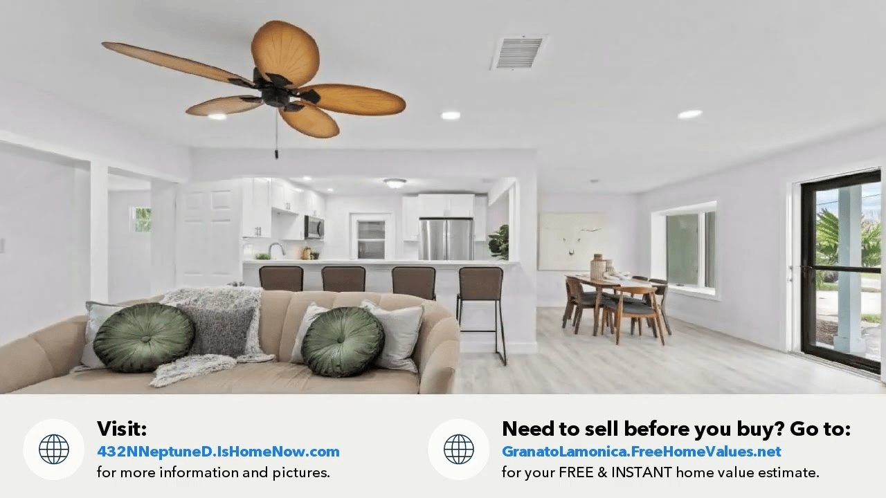 432 N Neptune Drive, Satellite Beach, FL Presented by Granato/LaMonica Team.