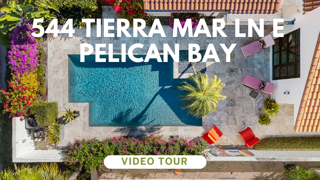 Art-forward Pelican Bay Villa