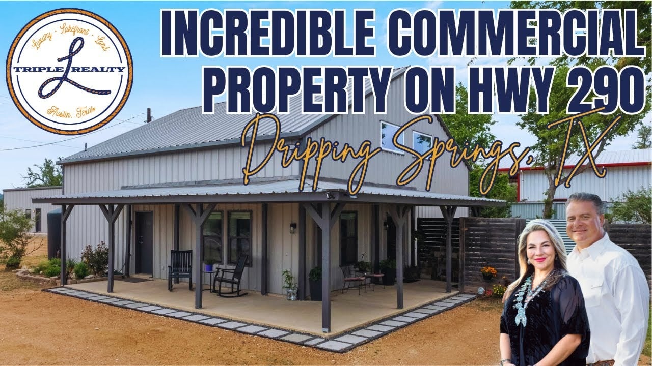  NEW! Incredible Residential/Commercial Property on HWY 290 in Dripping Springs, TX! 1.36 Acres!