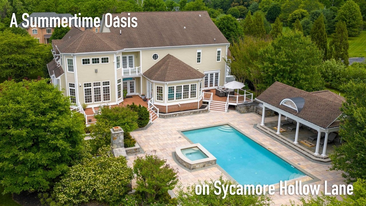A Summertime Oasis at 10130 Sycamore Hollow Lane