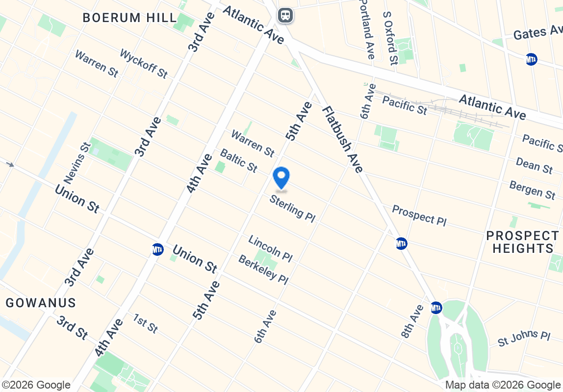 Sterling Place between 5th and 6th Ave