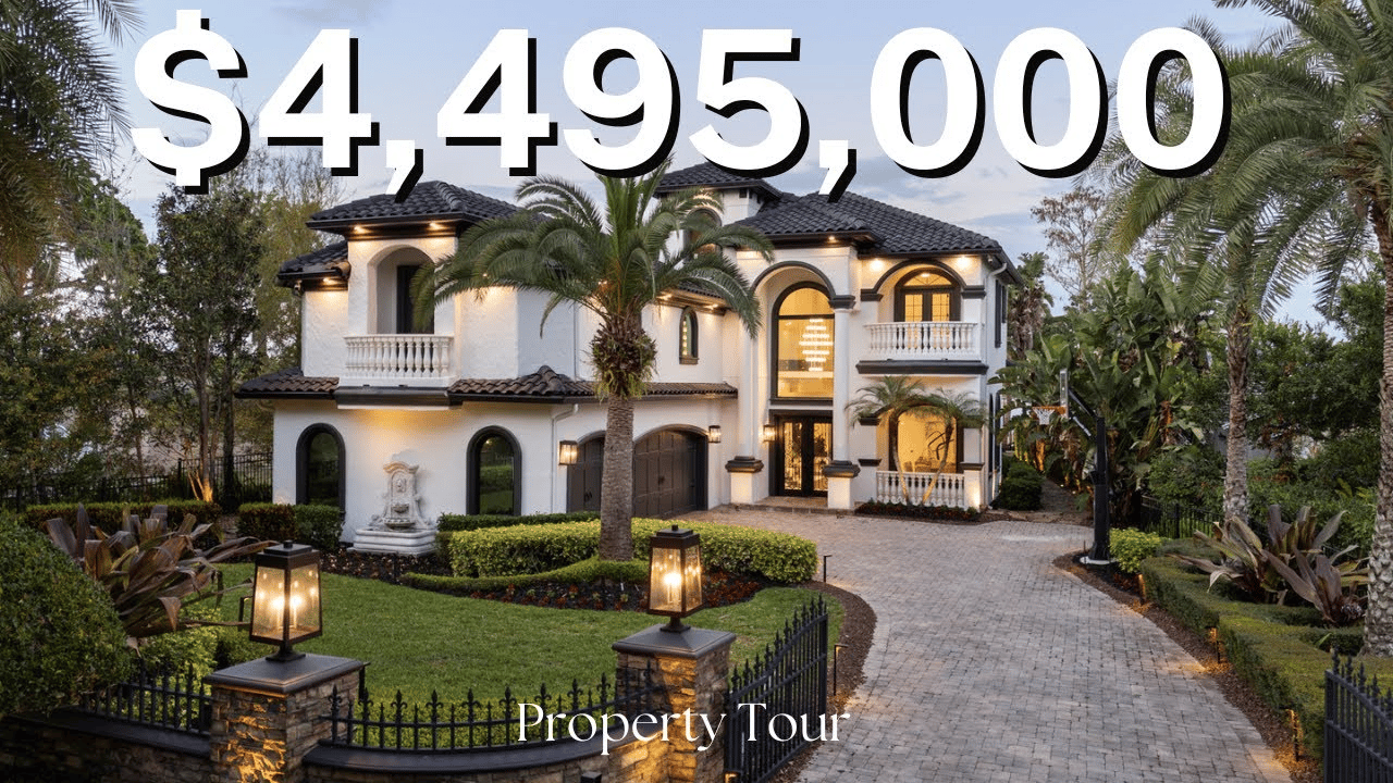 Inside a $4,495,000 Lakefront Estate | Windermere, FL