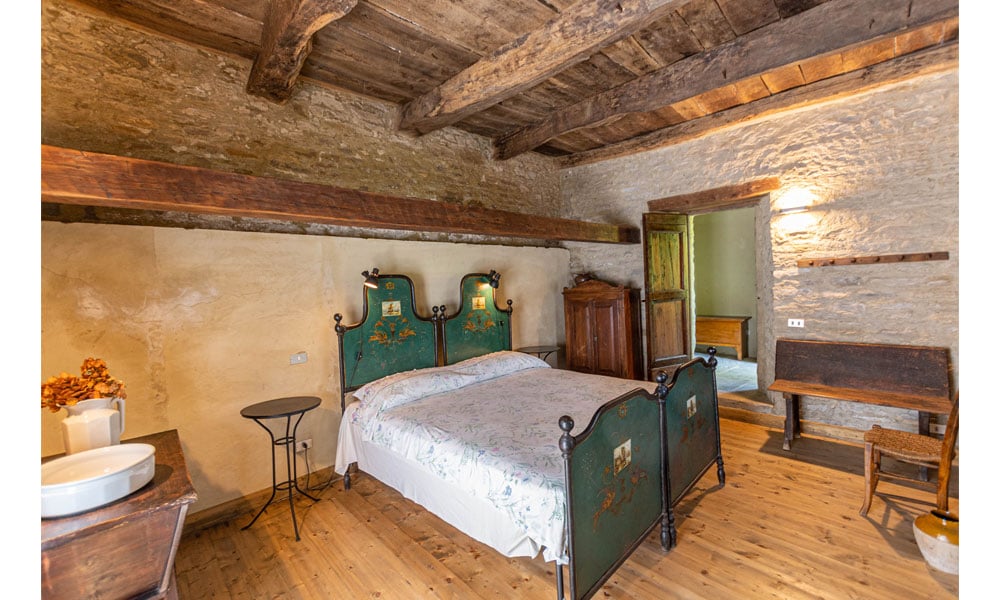 Stone Farmhouse Immersed In Nature