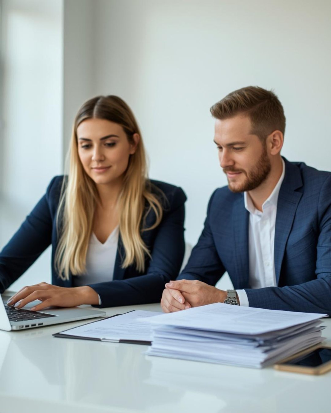 A Beach & Bartolo agent helping a buyer navigate a competitive real estate market in Columbia County, NY.