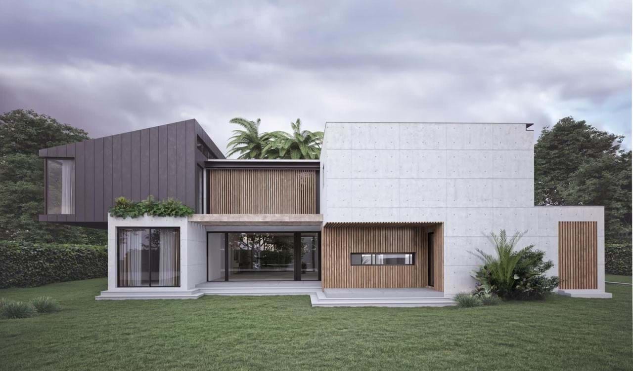 Luxury 6-Suite Contemporary Villa with Pool and Sintra Mountain Views in Areia, Cascais