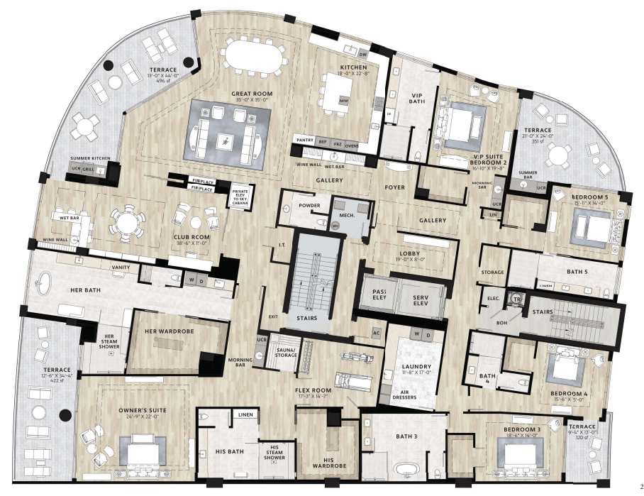 Inside the Grand Penthouses at The Ritz-Carlton Residences, Naples