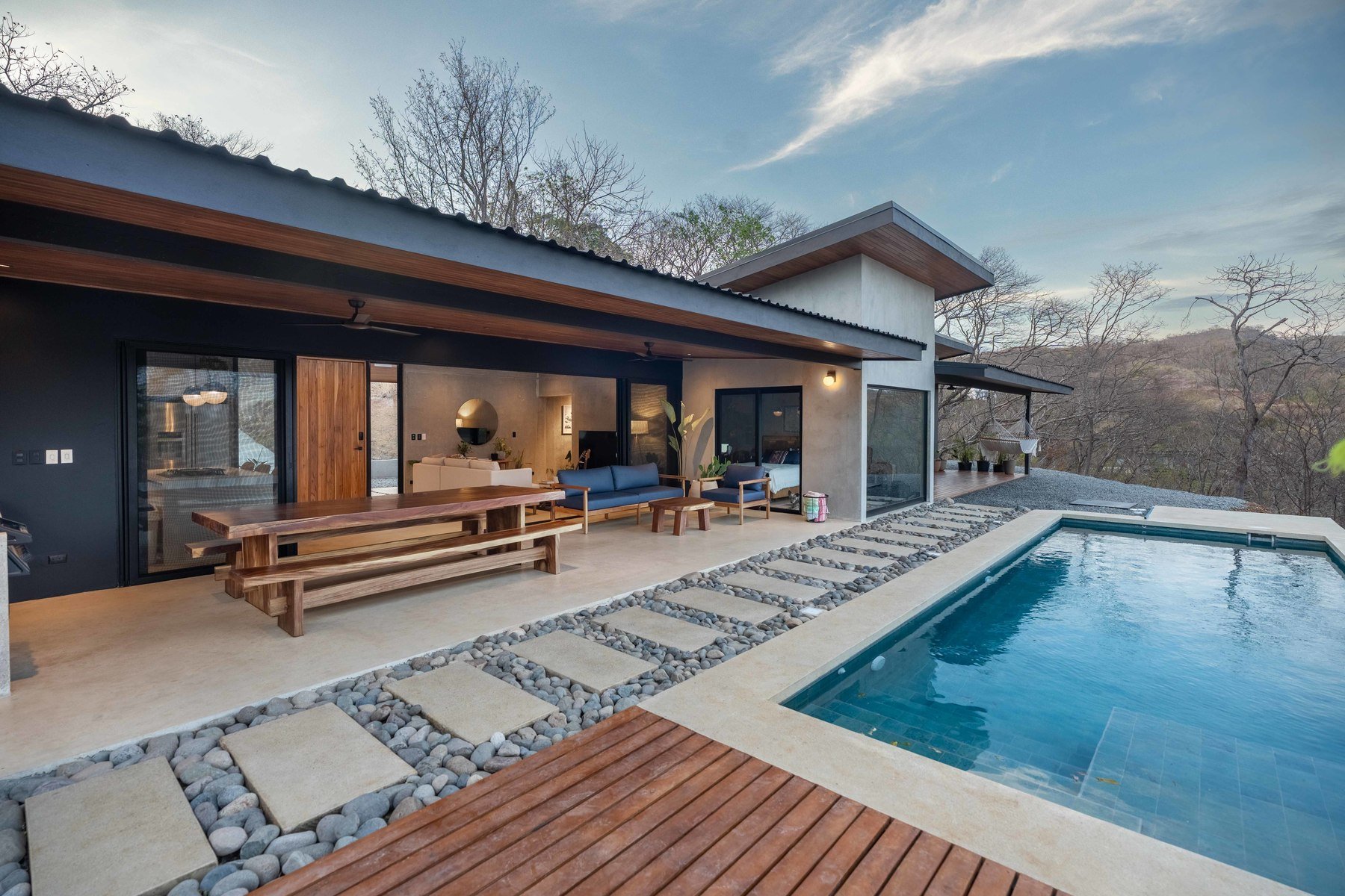 Casa Negra | Modern 3-Bedroom Luxury Home with Pool and Mountain Views near Playa Negra, Costa Rica