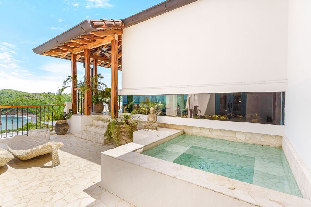 Villa Santorini | Four-level Oceanview Estate Nestled in the Hillside of Las Catalinas—Costa Rica’s Premier Car-free Beach Town.