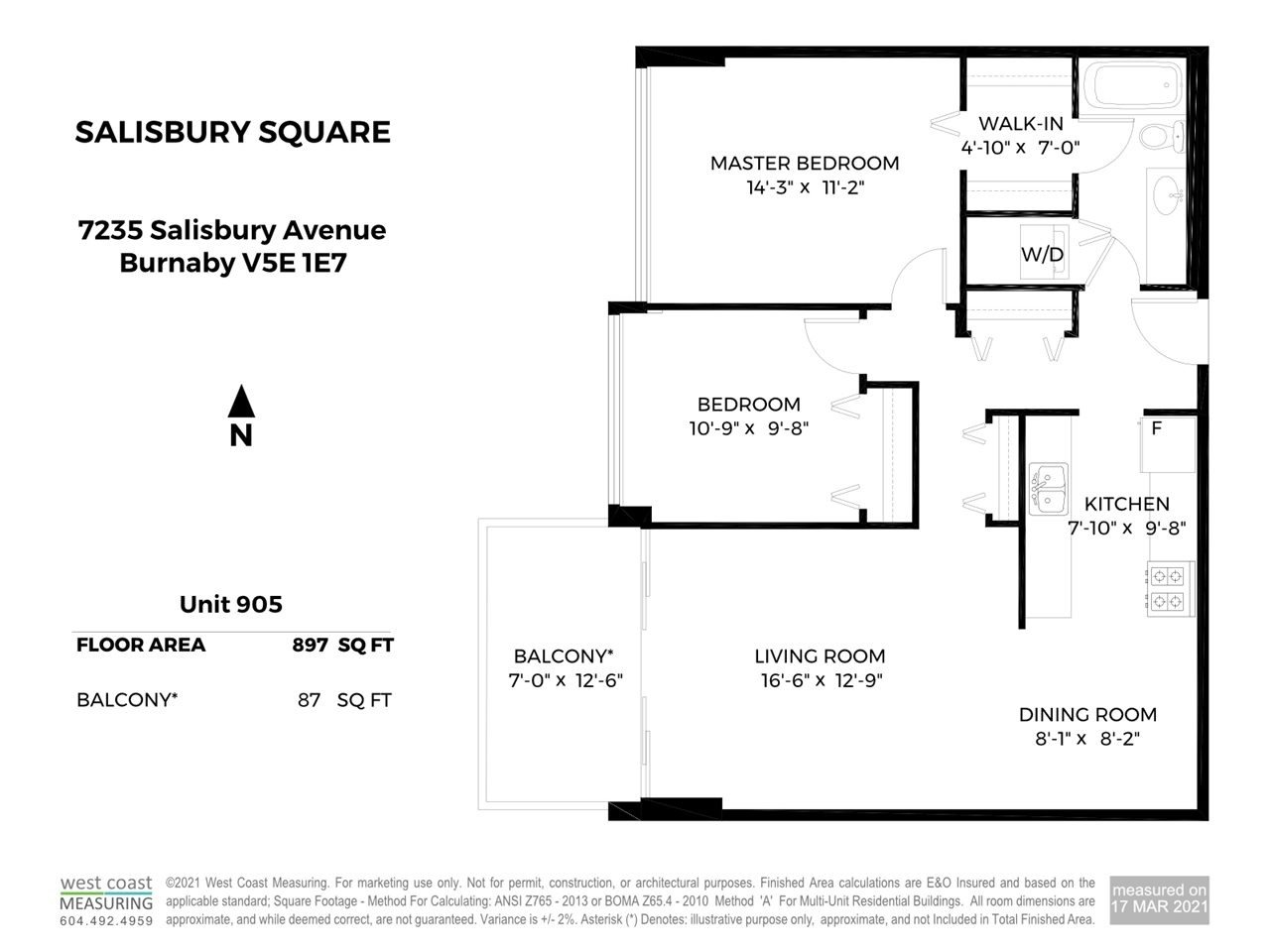 7235 Salisbury Ave, #905