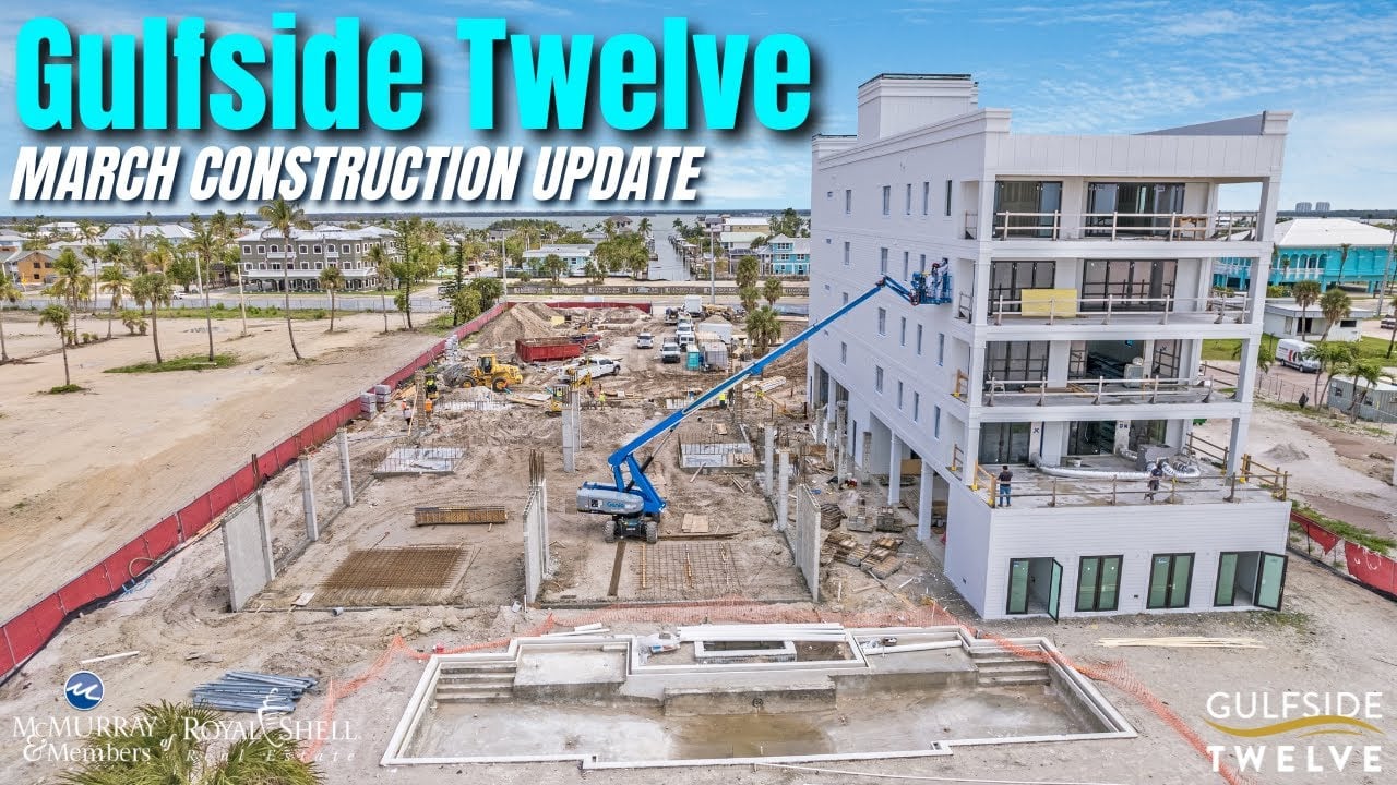 Gulfside Twelve's March Construction Update | Exclusive Beachfront Living