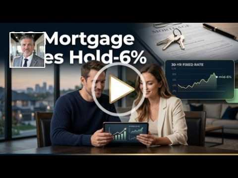  US Mortgage Rates Hold Mid-6%
