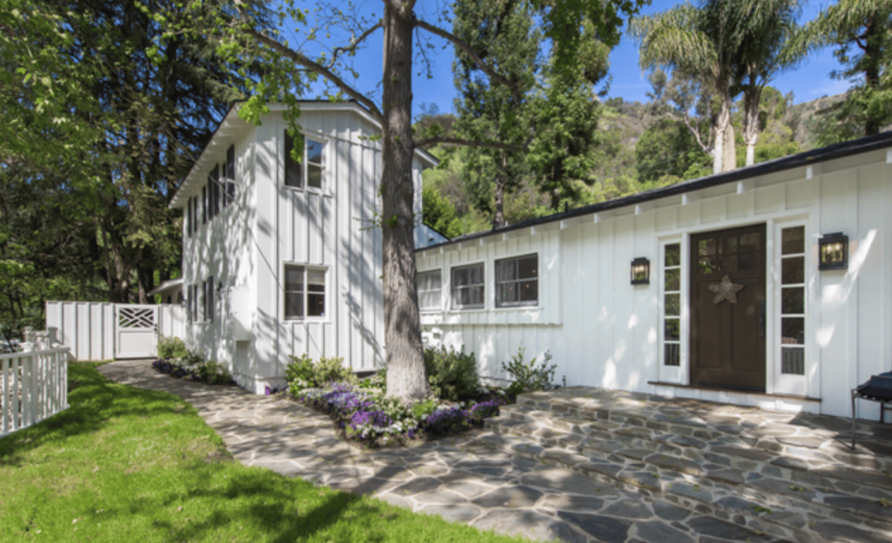 very private classic Traditional home