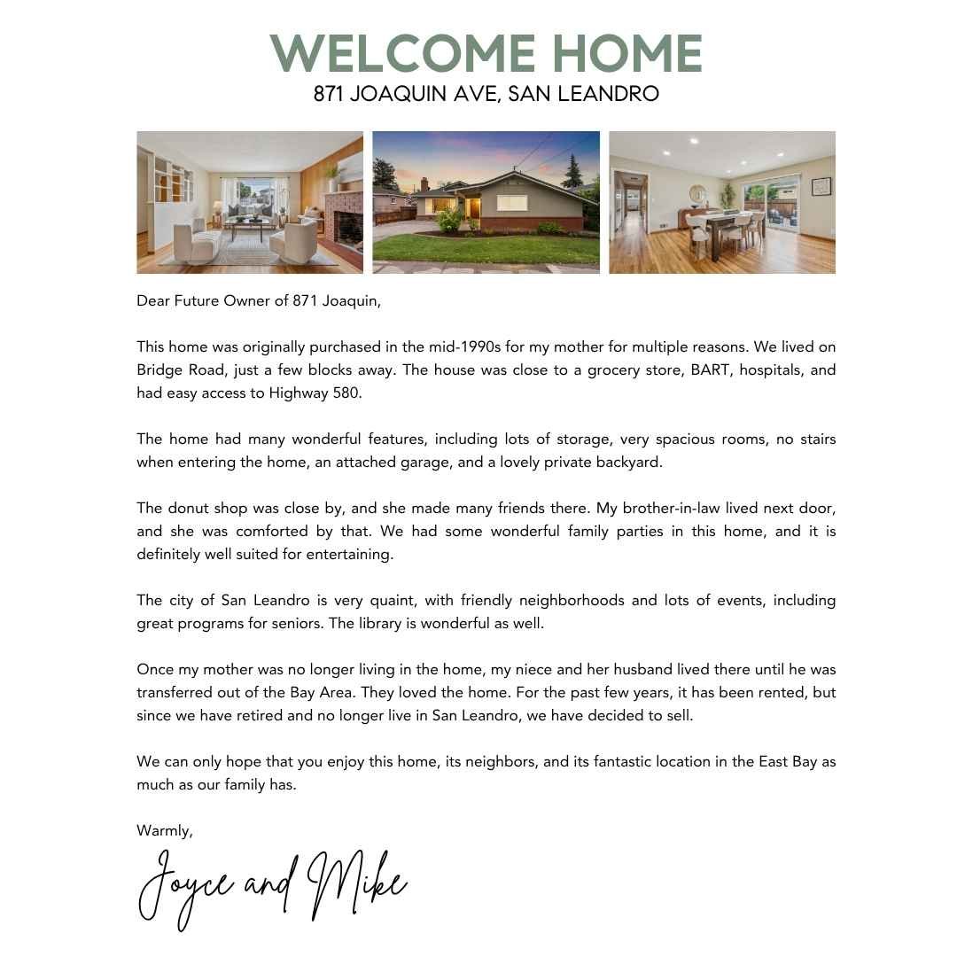 Welcome Home