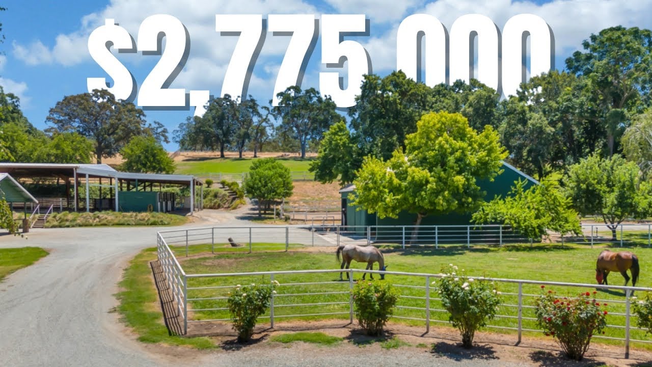 Indoor Arena. 20 Stall Show Barn. Irrigated Pasture. Clements, CA