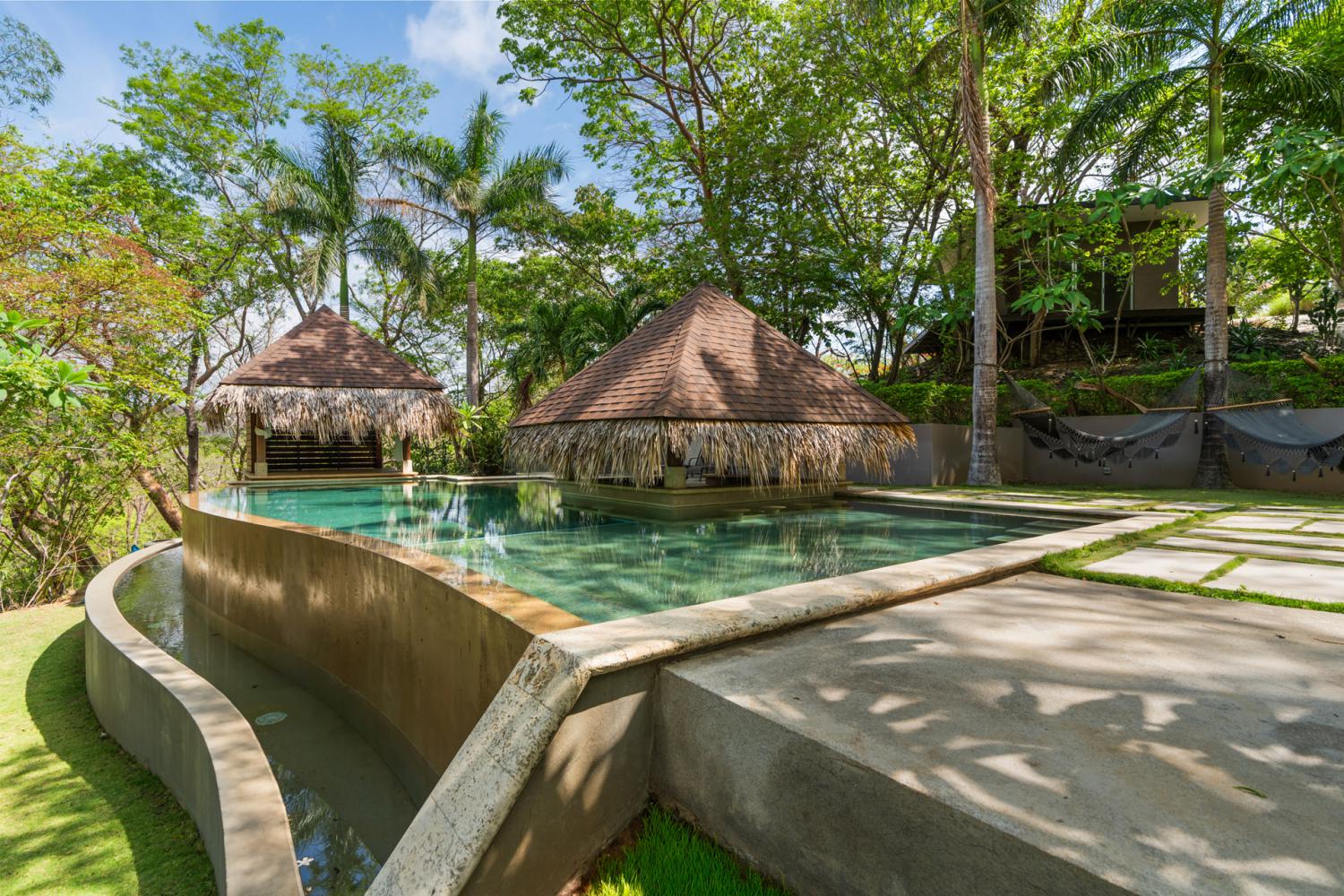 Casa Escondida | Luxury Jungle Estate with 3 Residences, 3 Pools & Income Potential Near Tamarindo