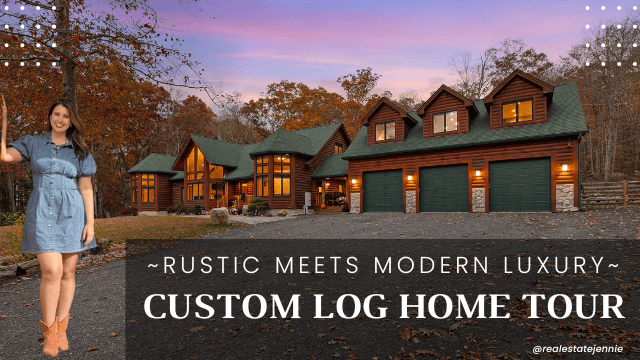 Rustic Meets Modern Luxury ~ Custom Log Estate ~ MUST SEE!!!