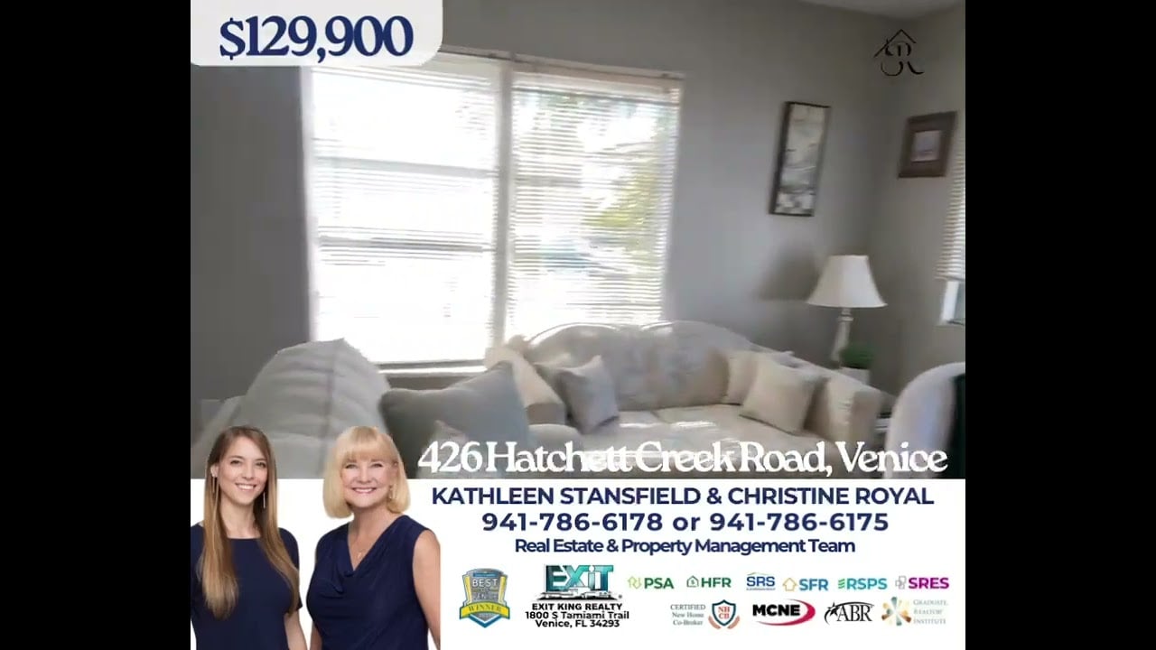 Mobile Home For Sale, 1/1 in Venice, Fl.