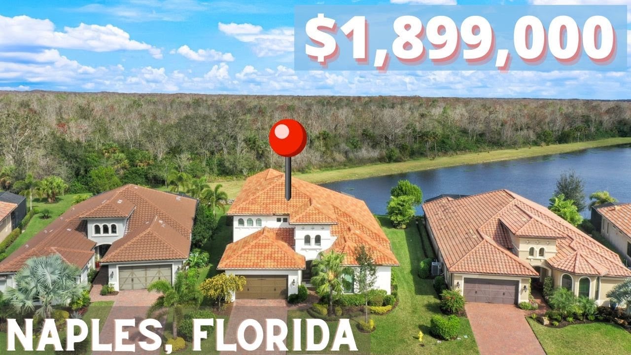 Naples Florida Luxury Home For Sale | Private lake and preserve views in TwinEagles Naples, FL
