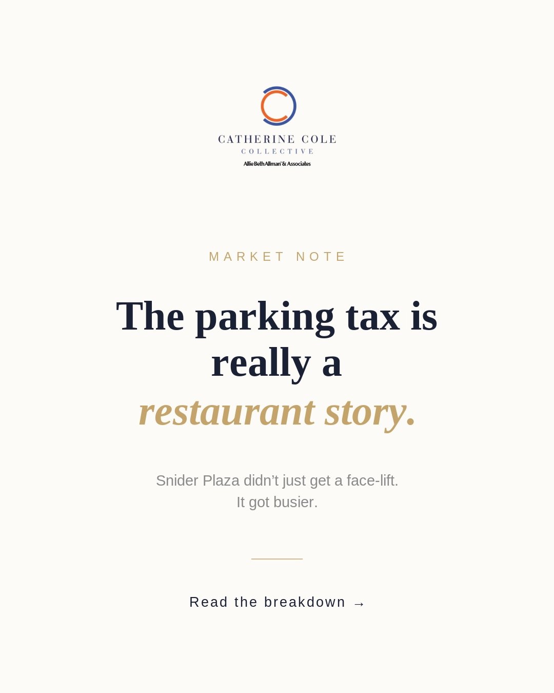 Snider Plaza's New Parking Tax Is Really a Restaurant Story