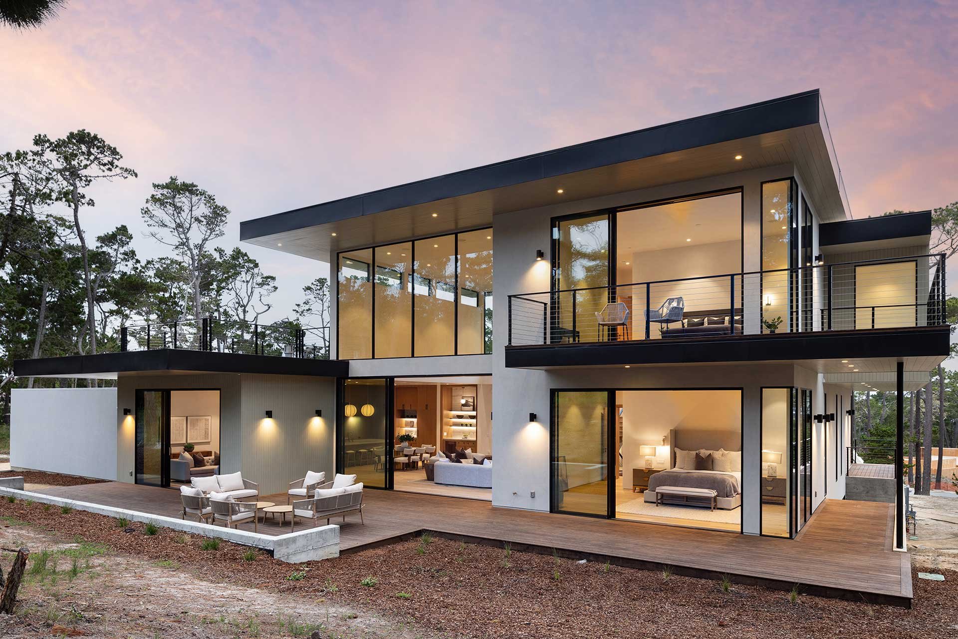 Contemporary Estate Along Poppy Hills Golf Course