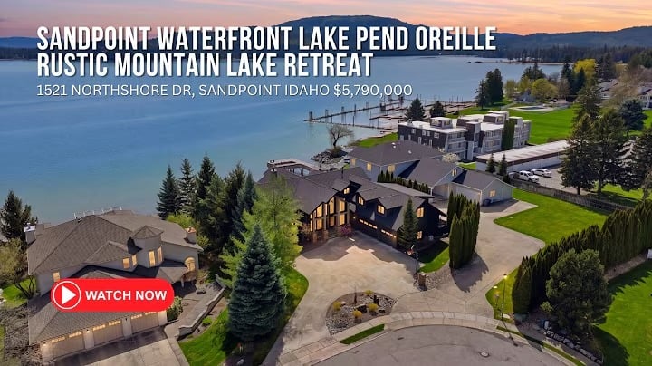 This $6M Sandpoint Home Has Everything | Mountain Lake Living at Its Best