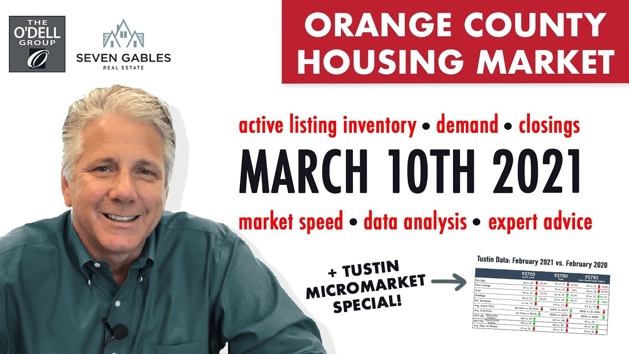 Orange County Housing Market Update March 10th 2021