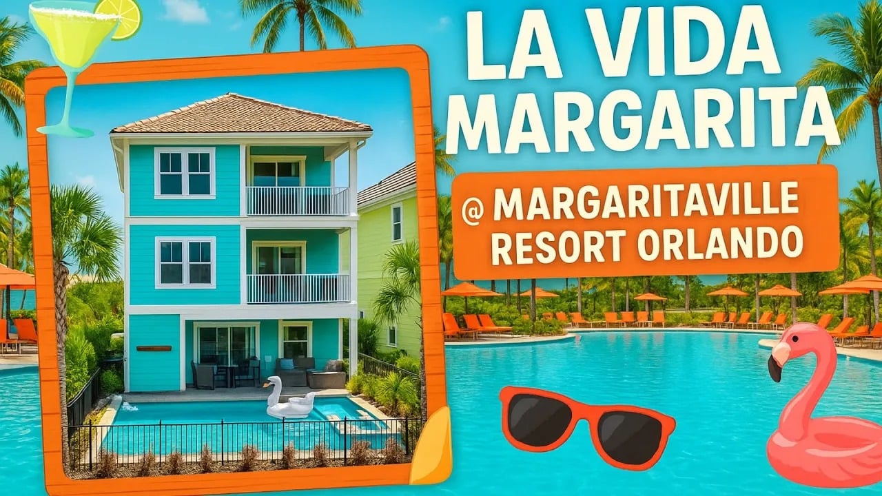 Jaw-Dropping Sunset Views at Margaritaville Mansion 🏠 | 8BR Luxury Pool Home Tour Near Disney! 🌴🍹