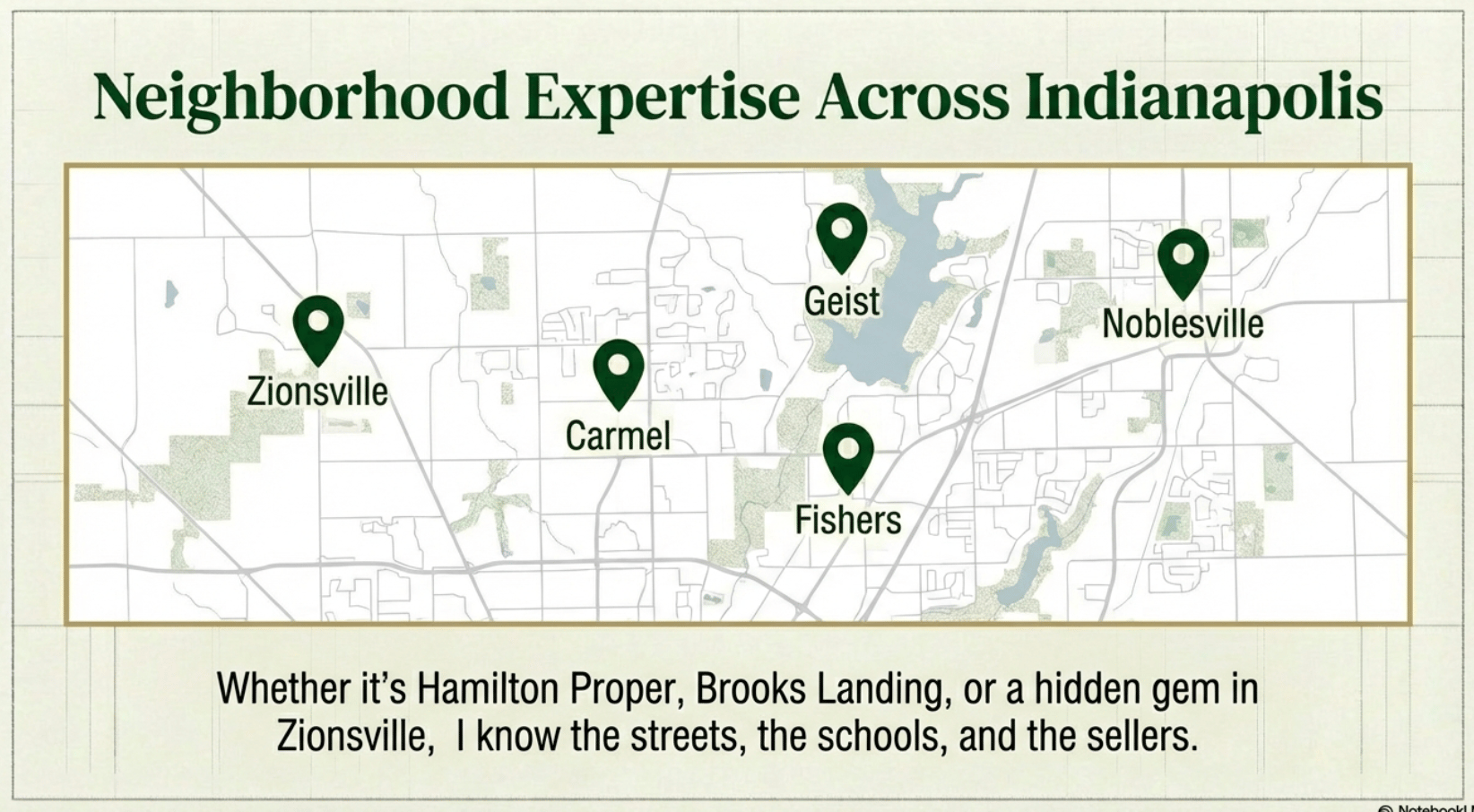 Your Dream Home Awaits graphic: Cara Conde luxury real estate advisor &ndash; turning impossible wishlists into reality in Fishers Indiana, off-market expertise for your perfect match, contact today for confidential consultation