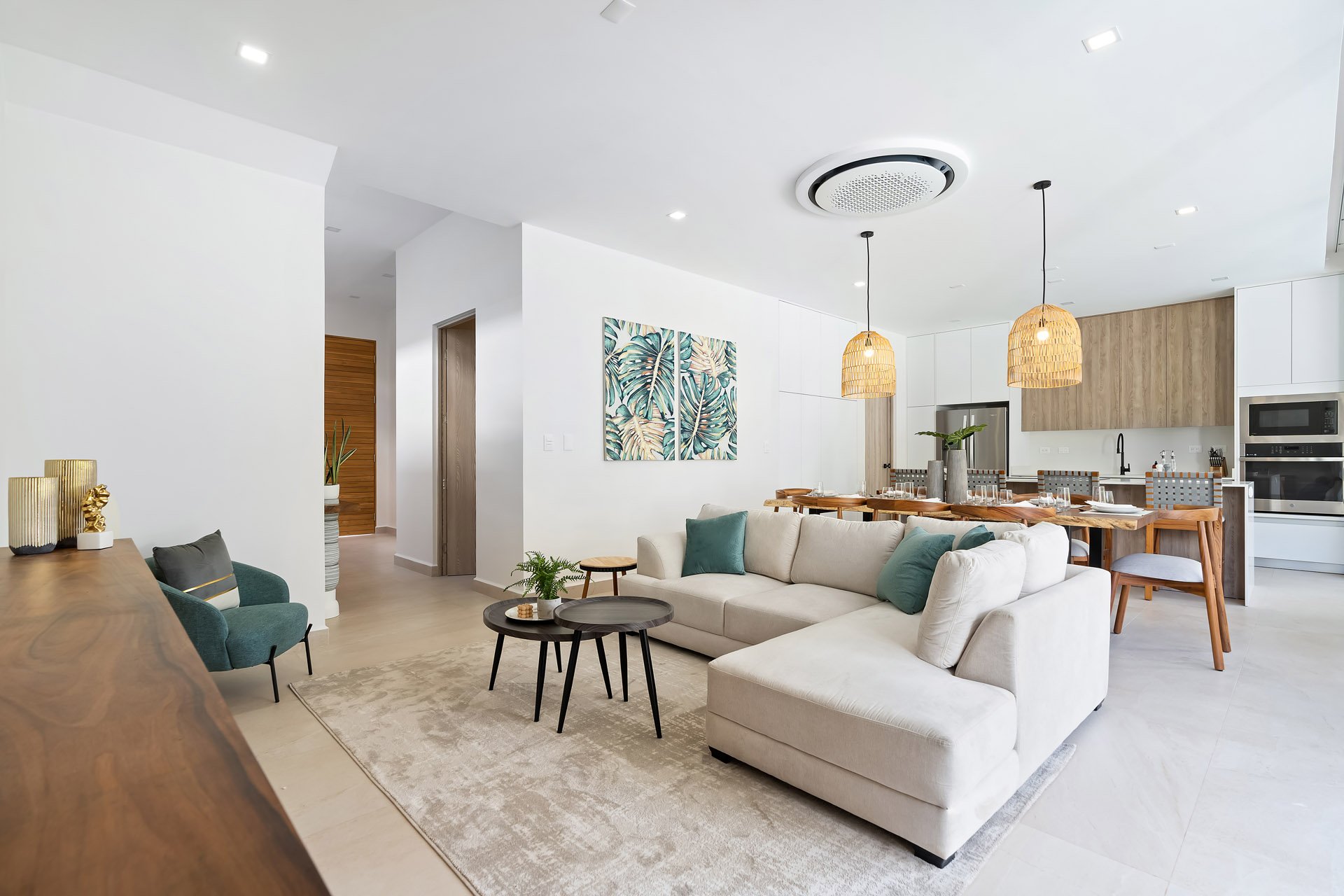 Villa Tropical Dawn | 4-Bedroom Modern Oasis in Bosques de Pinilla with Forest Views & Resort-Style Amenities