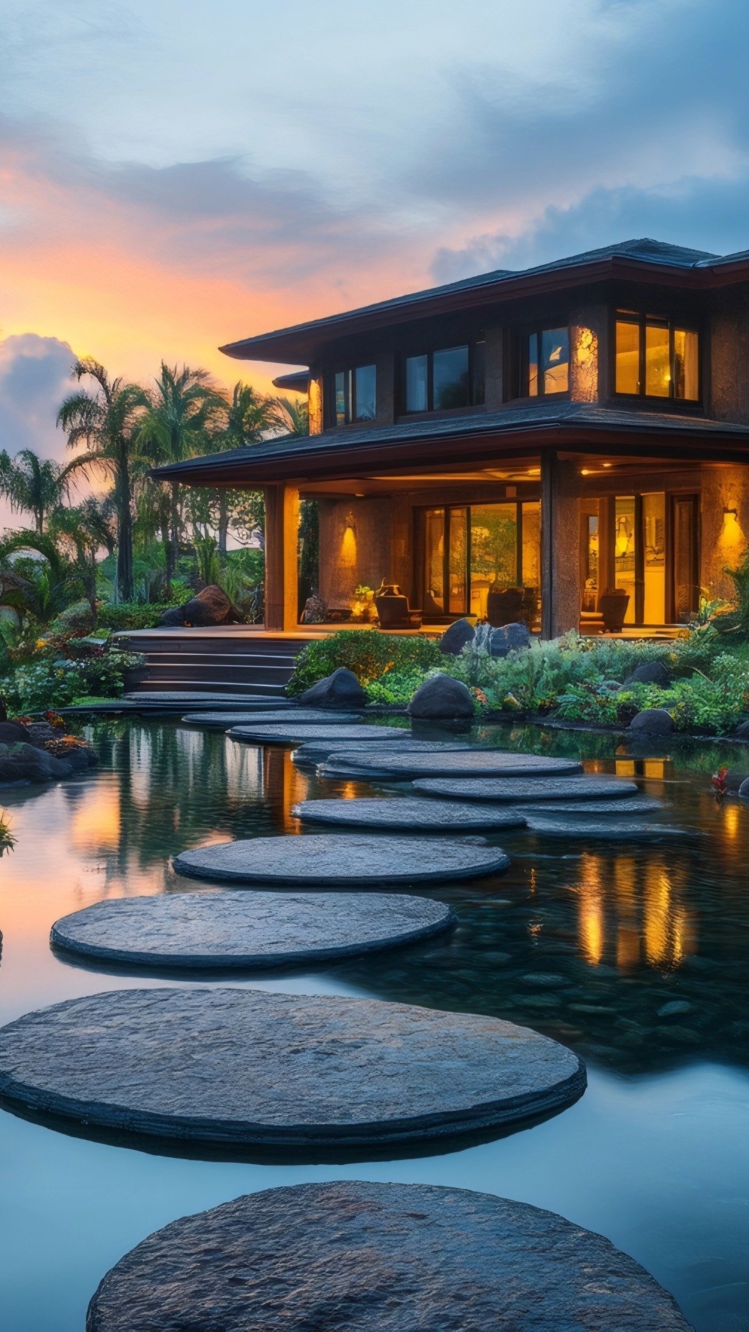 A beautiful home representing real estate services