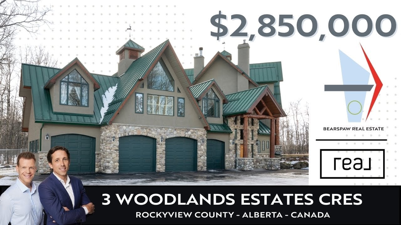 Bearspaw Real Estate Luxury Tour: 3 Woodlands Estates Cres