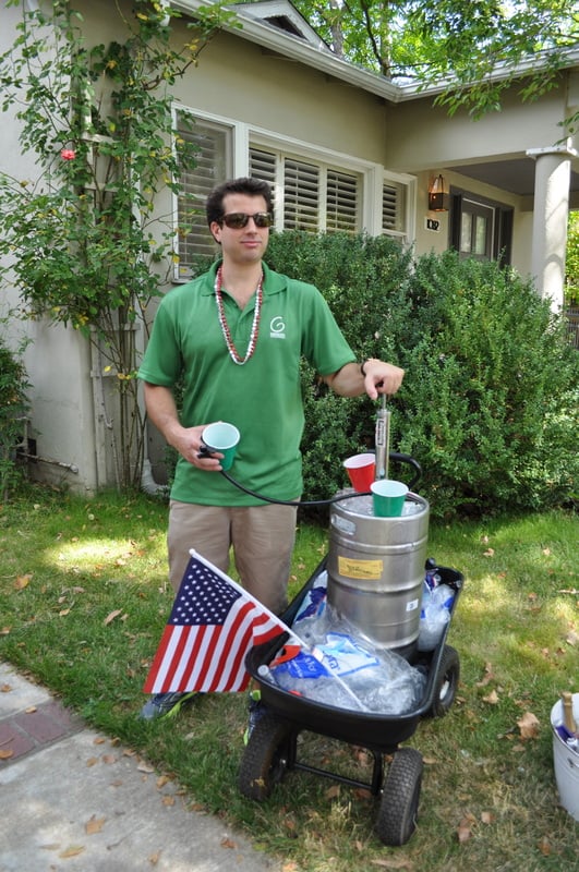 East Sacramento 4th of July Parade! Gonsalves Re Properties!