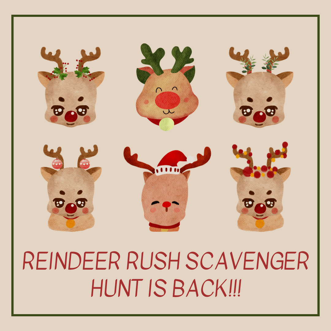 🎅✨ Join the Holiday Fun: Reindeer Rush Scavenger Hunt in Tehachapi! ✨🦌