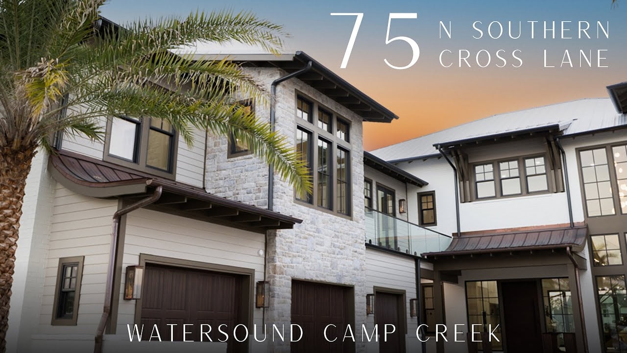 2025 Parade of Homes Winner | Brand-New Luxury in Watersound Camp Creek on 30A